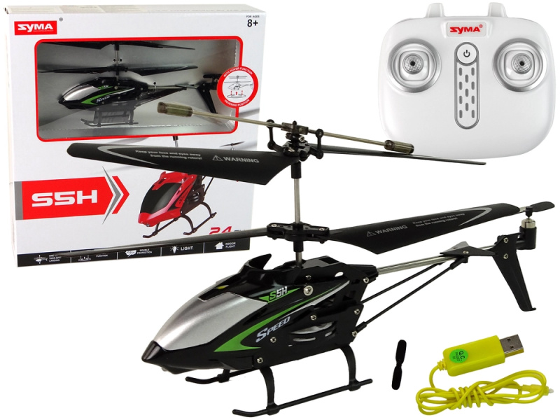 Dálkově ovládaná helikoptéra SYMA S5H 2.4G Black