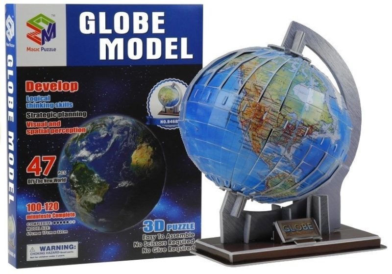 3D puzzle globus – vzdělávací model Země