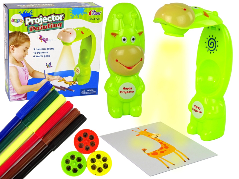 shumee Projektor Pro Kreslení Projektor Fudge Pens Zelená