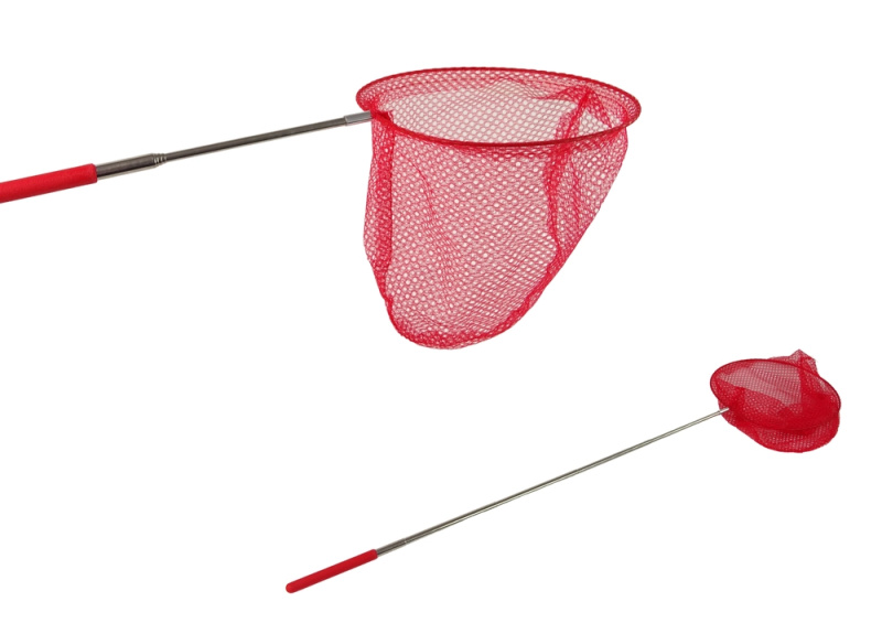 Teleskopická síťka - 85cm červená