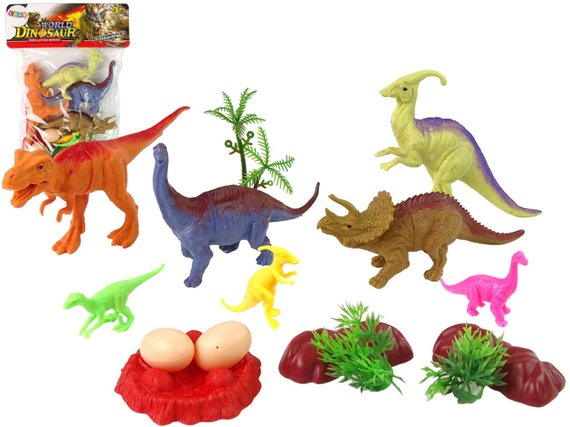 LeanToys dinosaurů s příslušenstvím 15 ks