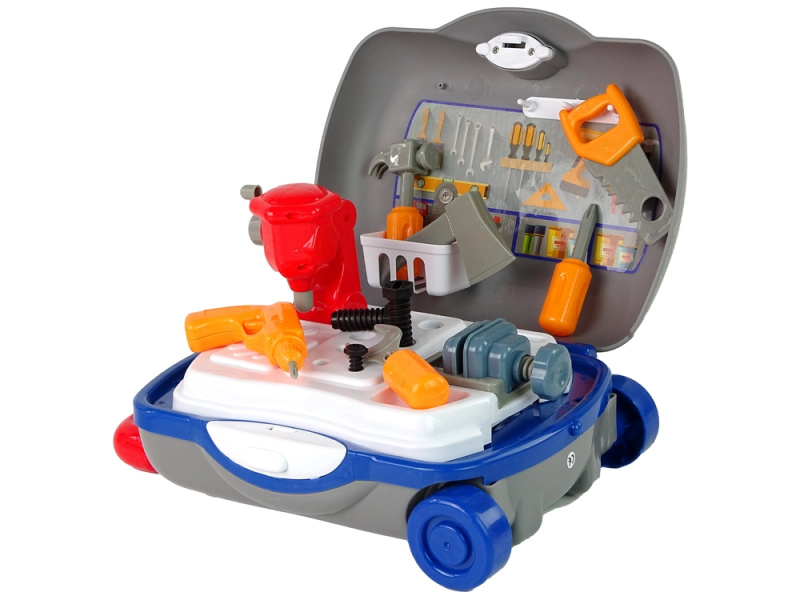 LEANToys Kufr malého mechanika pro chlapce