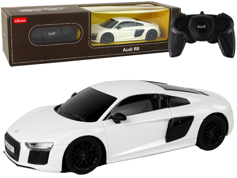 Auto na dálkové ovládání Audi R8 1:24 Bílé