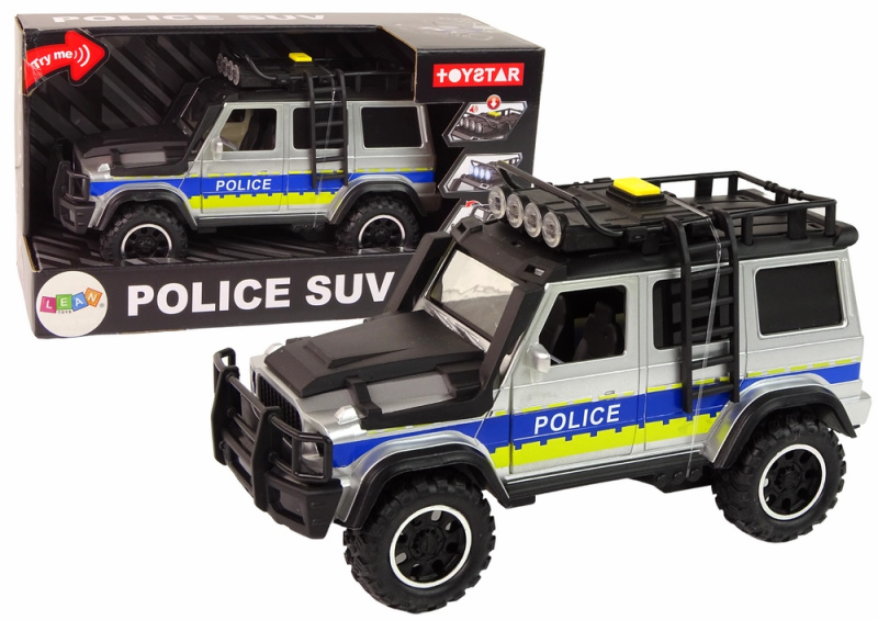 LEANToys Terénní policejní auto