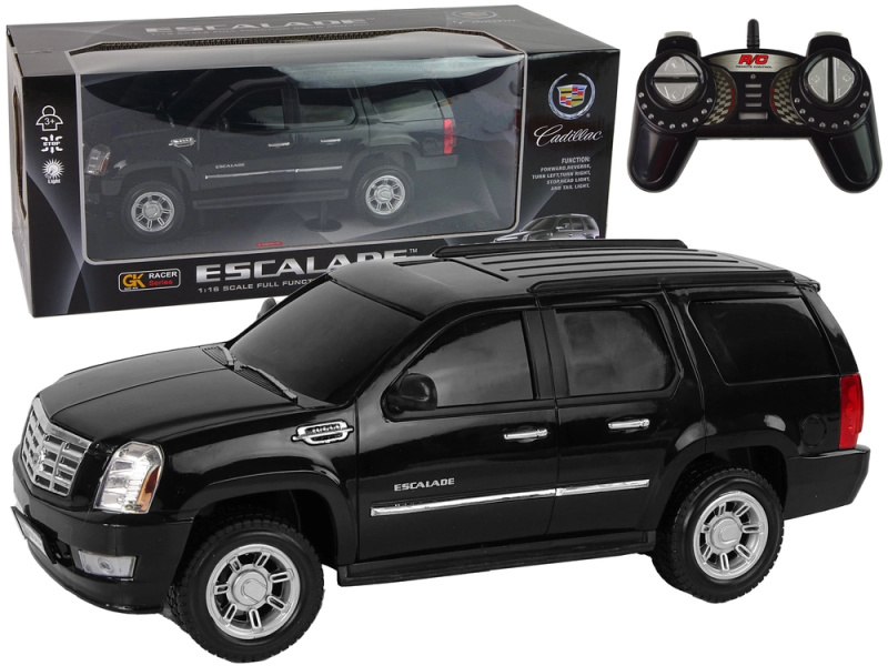 Cadillac Escalade R/C Černá světla Zvuk 1:16