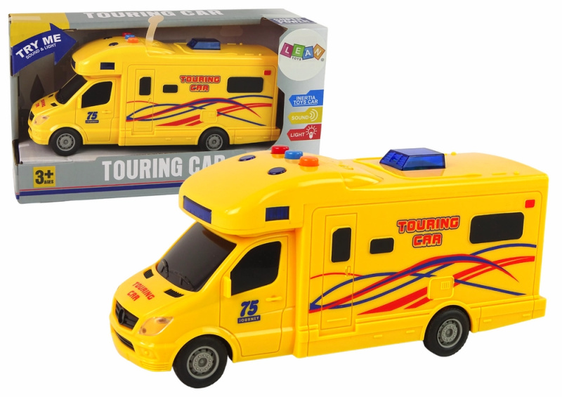 LEANToys Import Auto Camper Excursion Fricative Drive Zvuková světla