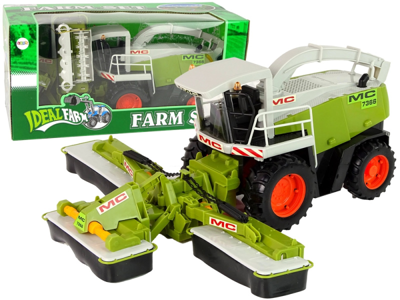 LEANToys Zemědělský kombajn MC 7366 zelený C13860-uniw