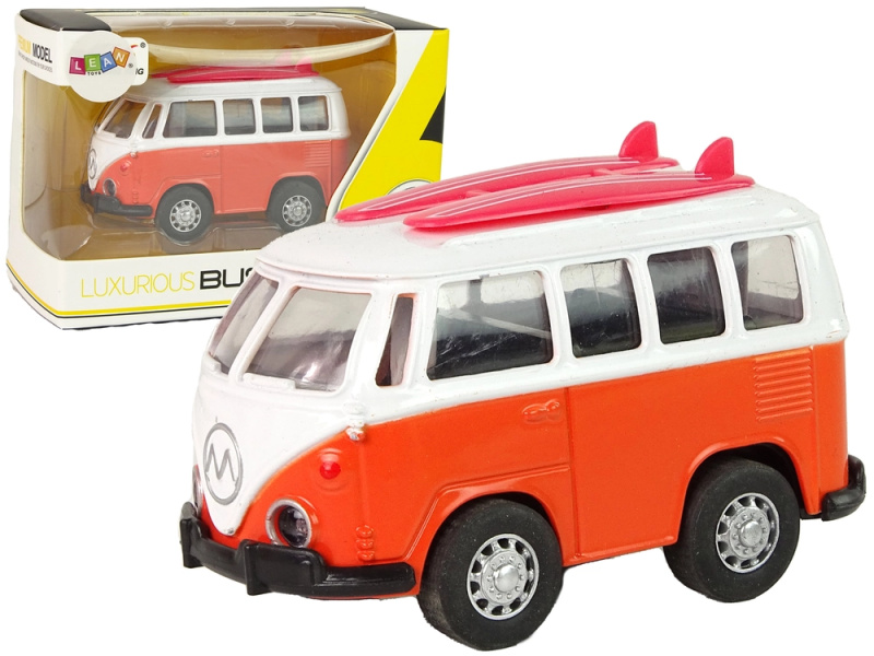 Lean Toys Kovový výletní autobus