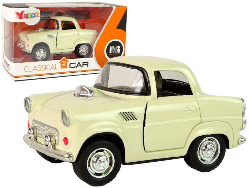 Lean Toys Kovové auto klasické otevírací dveře zvuk