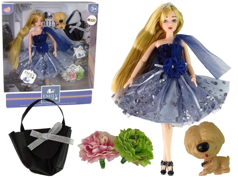 LEANToys Emily S Pejskem Kabelka Květiny