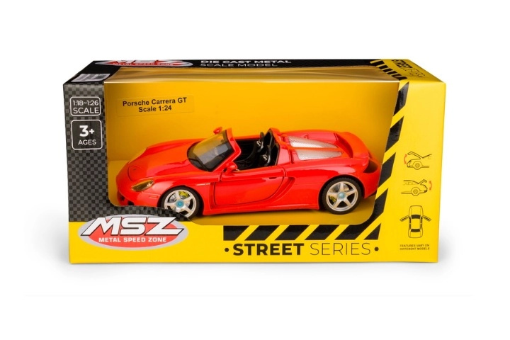 MSZ model Porsche Carrera GT v měřítku 1:24, červený