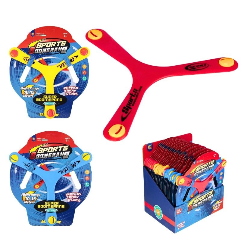 Plastový bumerang pro děti – lehký sportovní boomerang na ven