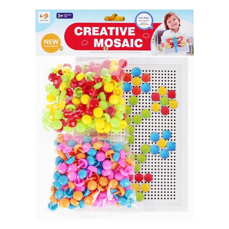 Mozaika s podložkou a šablonami pro děti