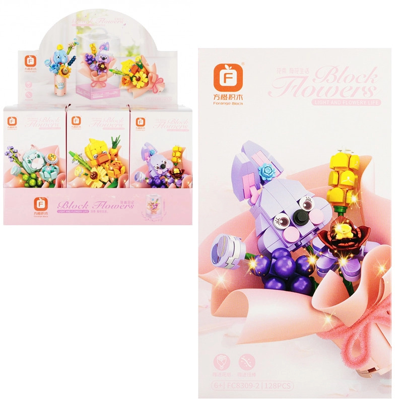 Skládací zvířátko s kytičkou