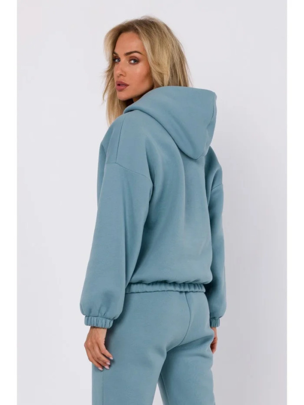 M759 Mikina s kapucí - agave EU L/XL