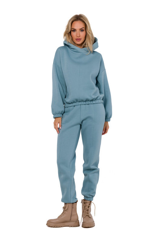 M759 Mikina s kapucí - agave EU 2XL/3XL