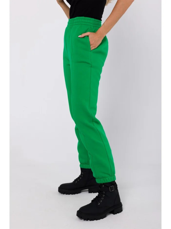 M760 Kalhoty Jogger s předním prošíváním - zelené EU L