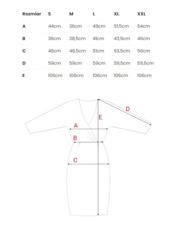 B271 Šaty se zavinovacími detaily - černé EU XL
