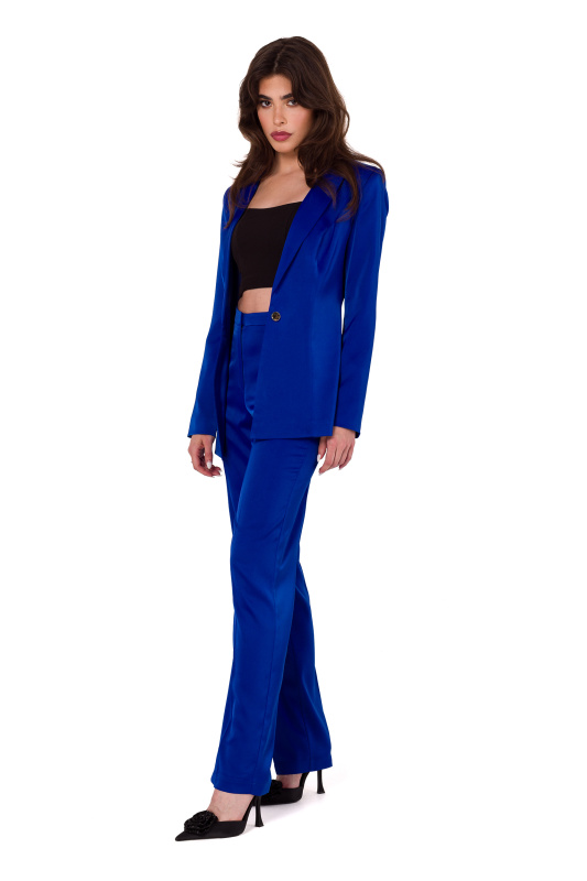 K173 Fancy blazer - safírový EU S