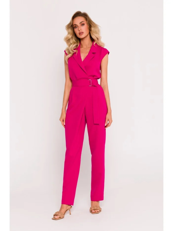 M780 Kombinéza s asymetrickým vzorem - fuchsiová EU XL