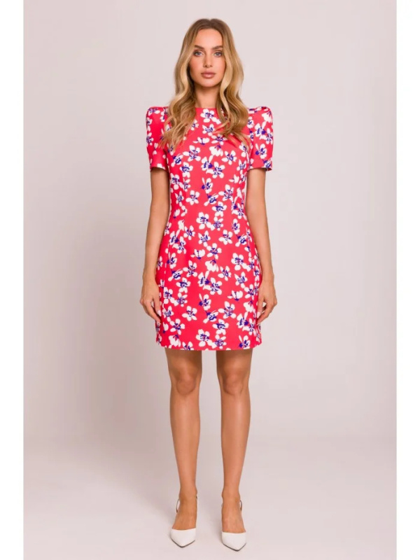 M856 Vícebarevné mini šaty - model 2 EU XL