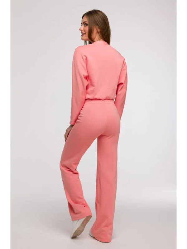 B292 Zavinovací mikina - korálová EU XL