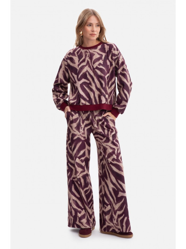 B302 Úpletové kalhoty s potiskem - model 2 EU S