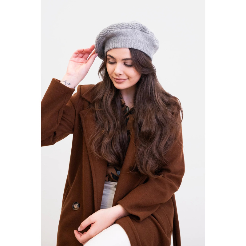 Dámský baret Cz23365-2 Šedá - Art Of Polo UNI šedá