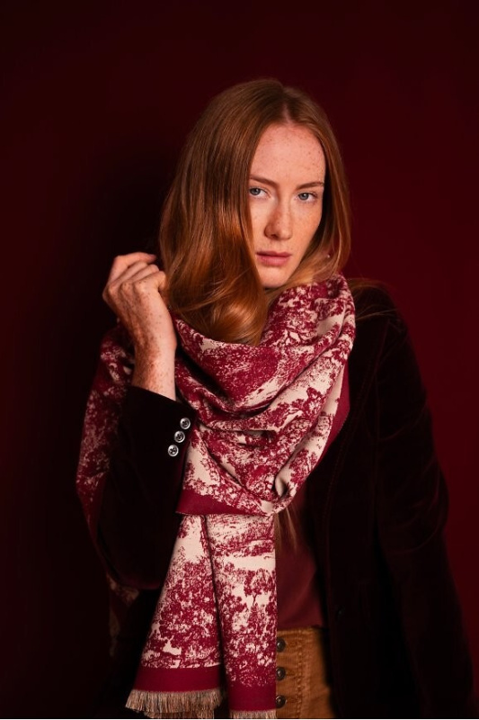 Art Of Polo 24351 Šátek Deborah ecru univerzální