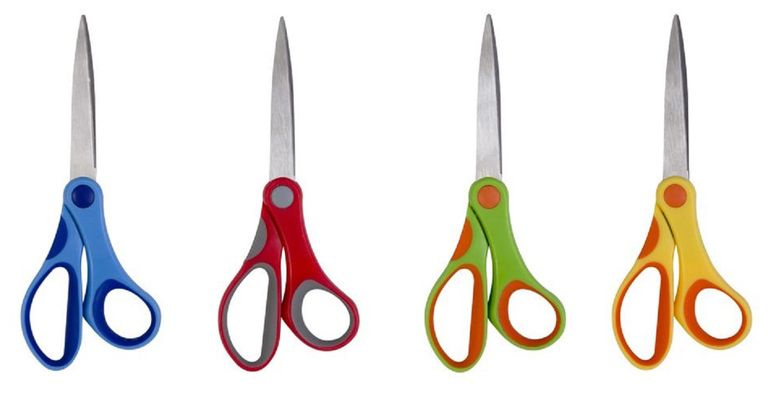 Spoko Školní nůžky 0532 studentské 18 cm - mix barev