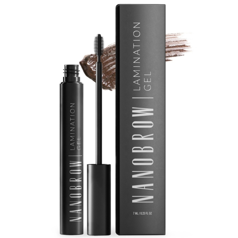 Nanobrow Lamination Gel gel na obočí odstín Brown 7 ml