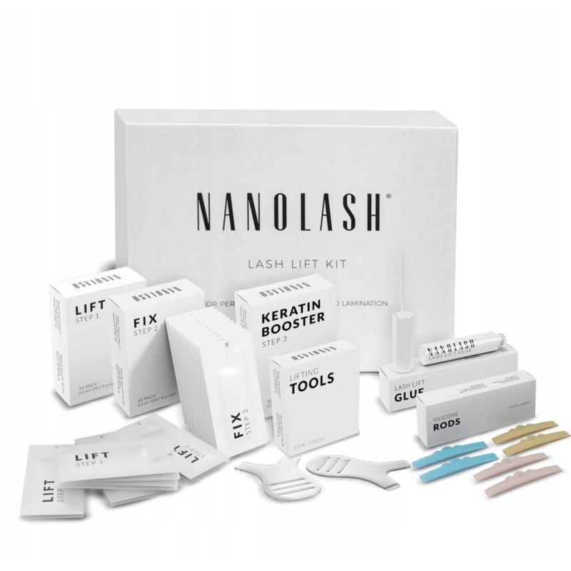 Nanolash Lash Lift Kit sada na lifting a laminaci řas