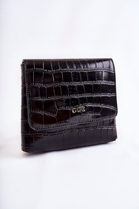 Kožená taška Small Messenger Bag GOE ZNJ034 Černá univerzální