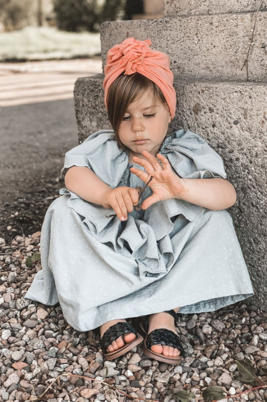 Dětské Pletené Sandály Černé Bailly 23