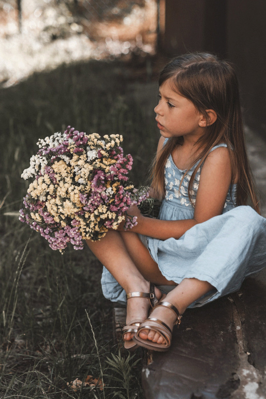 Dětské sandály s popruhy Růžové zlato Isla 20