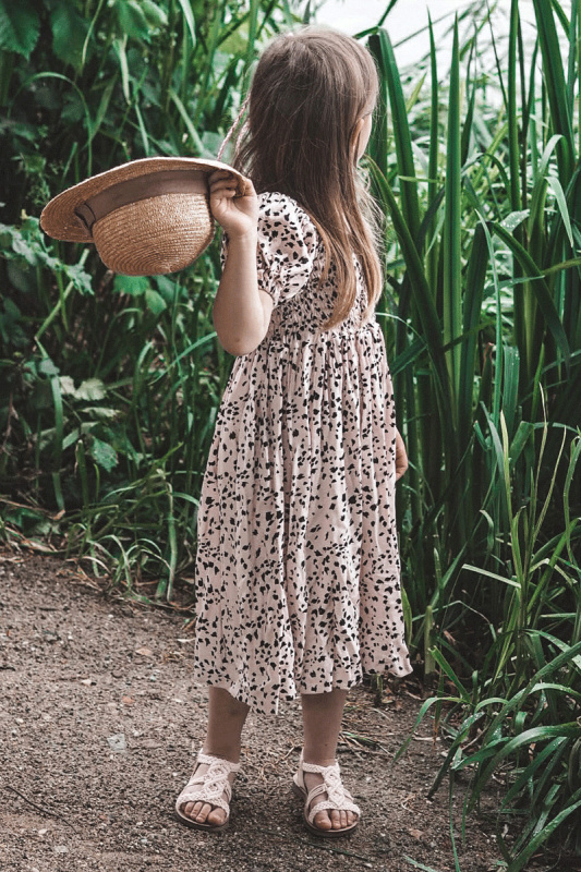 Dětské pletené nazouvací sandály Růžove Tracy 22