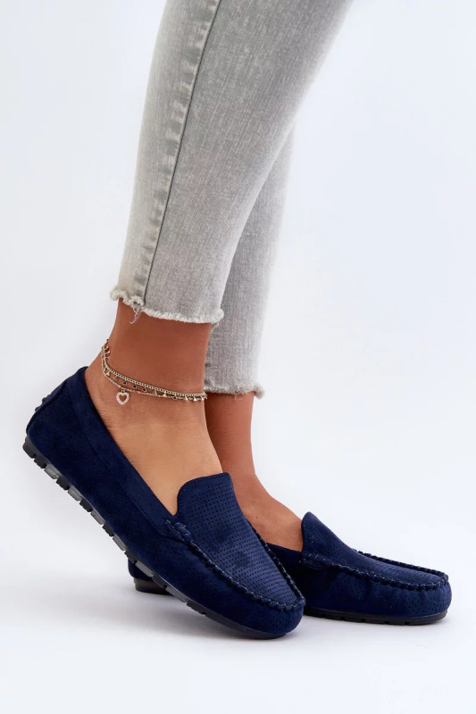 Dámské semišové mokasíny Navy Blue Ranica 36