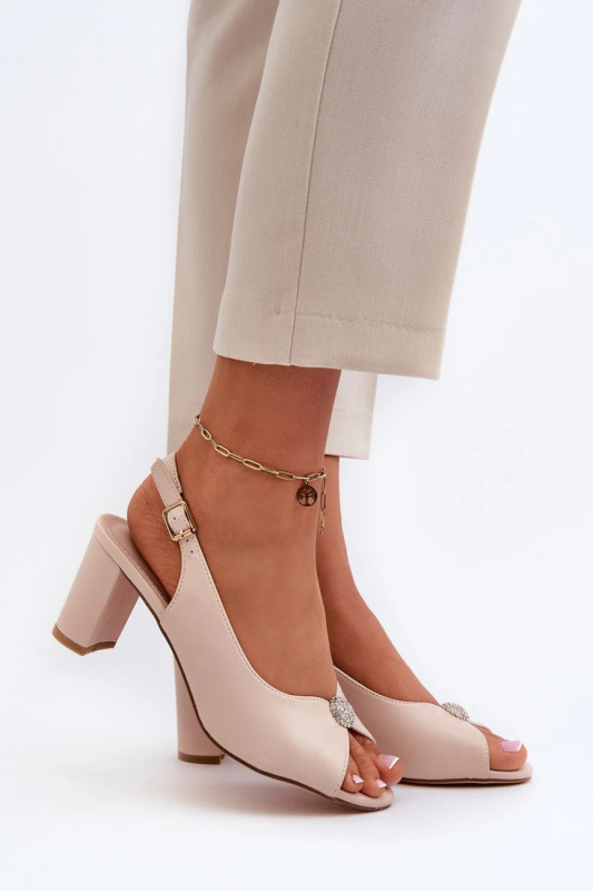 Dámské sandály 24SD98-6985 - Step in style béžová 40