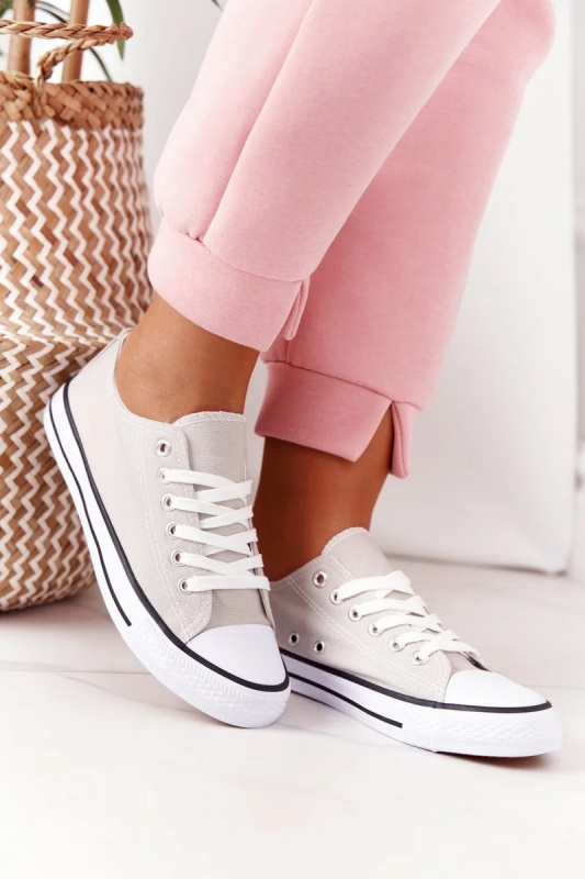 Dámské Klasické Tenisky Šedé Omerta 40