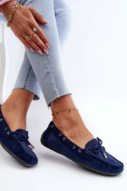 Dámské semišové mokasíny Navy Blue Si Passione 37