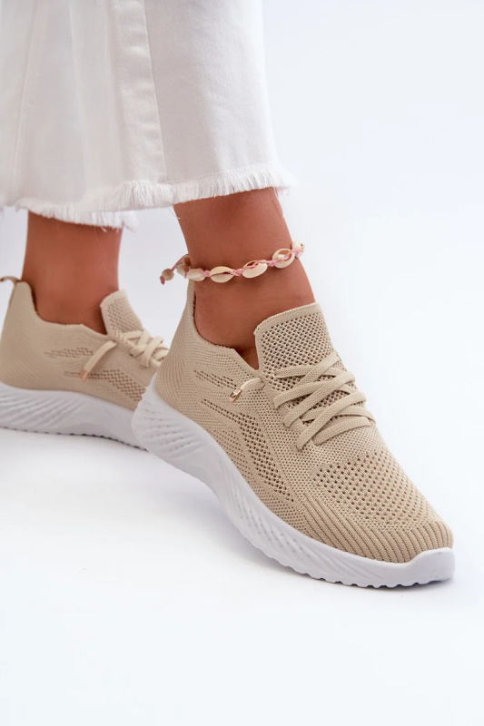 Béžová dámská nazouvací sportovní obuv Jagelia 40