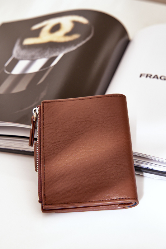 Dámská peněženka z eko kůže hnědá Jezorea univerzální