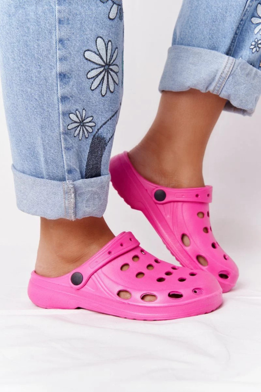 Dámské Nazouváky Růžové Pěnové Crocsy EVA 37
