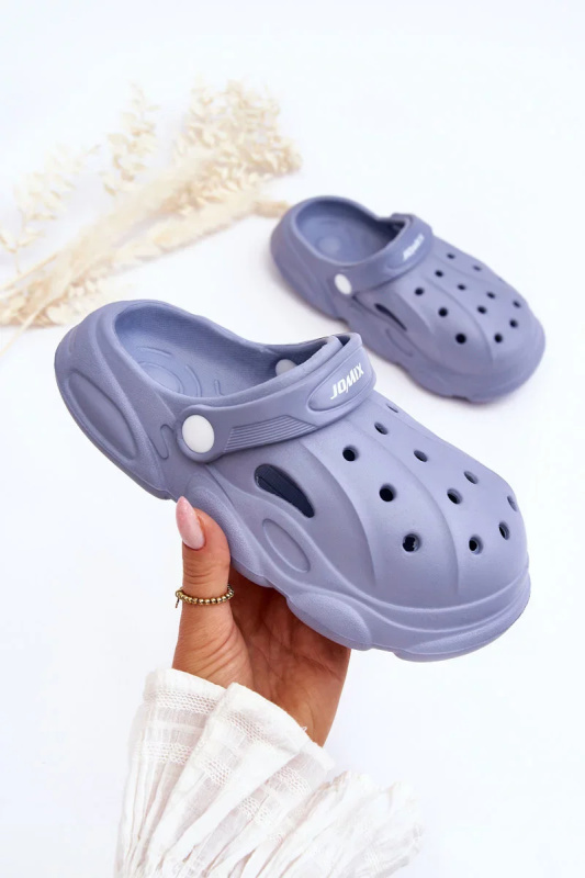 Dětské pěnové pantofle Crocs Modre Cloudy 32/33