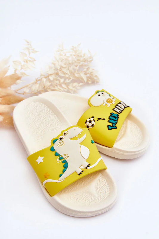 Dětský Dinosaurus T-Rex Slides Béžove Bernis 32/33