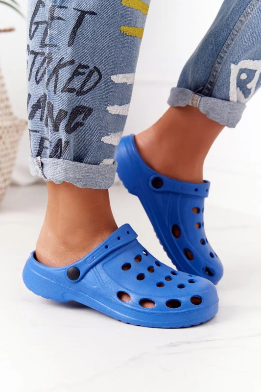 Dámské Nazouváky Modré Pěnové Crocsy EVA 39