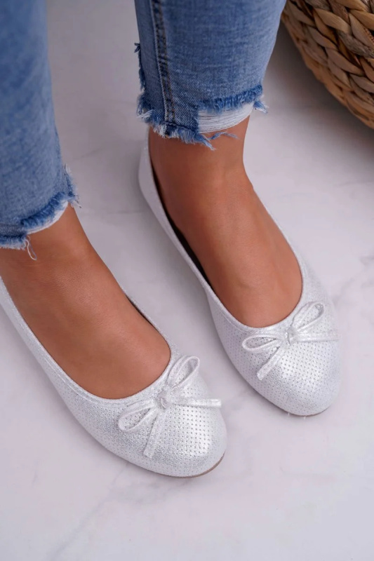 Dámské Baleríny Klasické Bílé Fimme 38