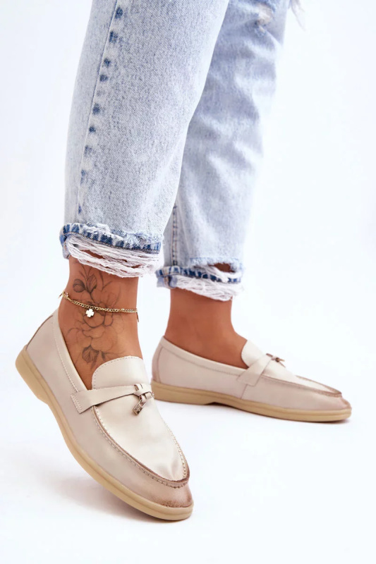 Dámské Klasické Mokasíny Bežové Cortez 39