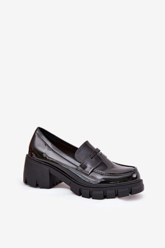 Polobotky na podpatku 1-7118 černé - Step in style 40