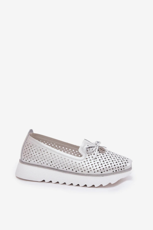 Dámské polobotky LR51-631 světle šedé - Step in style 39